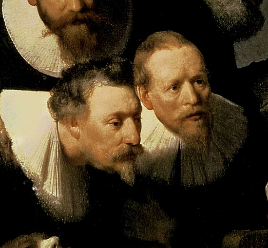The Anatomy Lesson of Dr. Nicolaes Tulp, 1632 (detail of 7543) van 