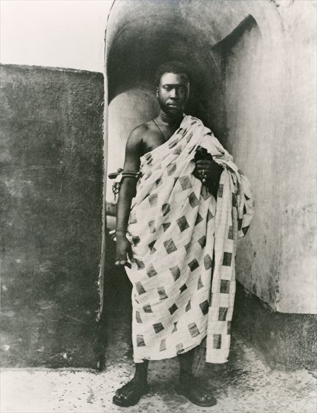 The Ashanti king; Prempeh, early twentieth century (b/w photo)  van 