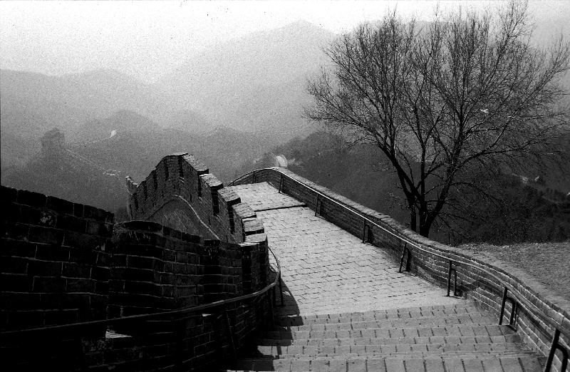 the Great Wall of China, photo taken van 