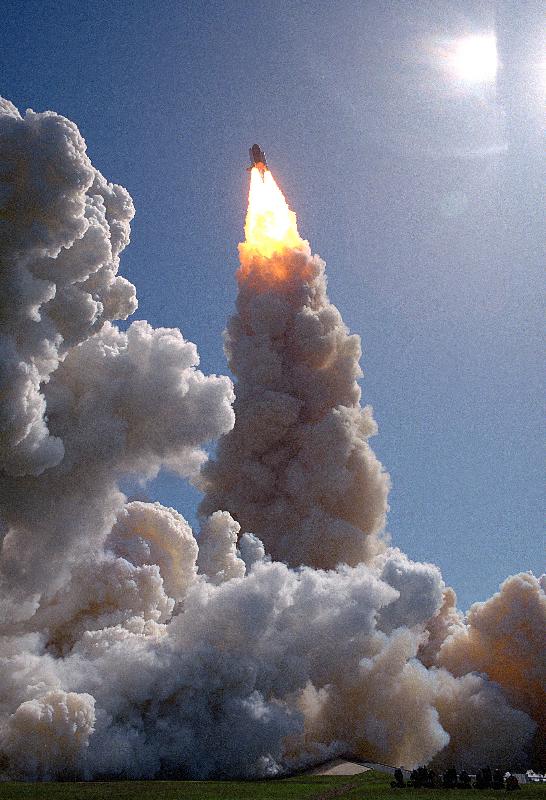 The Space Shuttle Columbia and her crew of six lifted off from PAD 39B at 1:09 p.m. EDT, on a ten-da van 