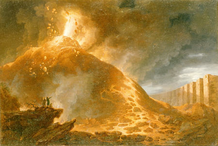 The Eruption Of Vesuvius, 1768, Francesco Fidanza (1747-1819) van 