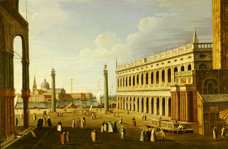 The Piazzetta, Venice, Looking South Towards San Giorgio Maggiore van 