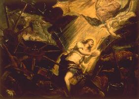 Tintoretto, Hl.Katharina unterm Rad