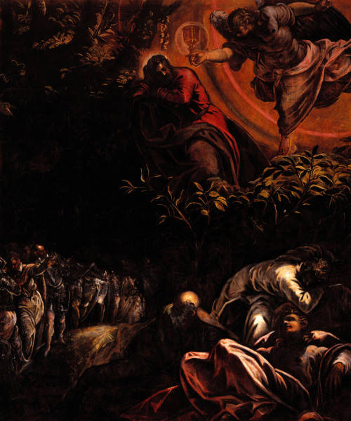 Tintoretto, Christus am Oelberg van 