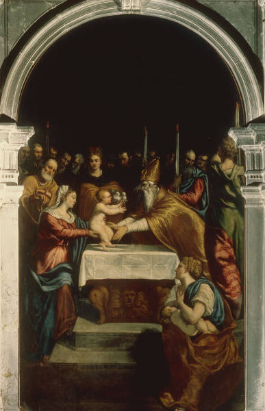 Tintoretto, Darstellung im Tempel van 