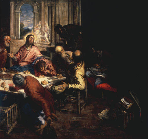 Tintoretto, Das Abendmahl van 