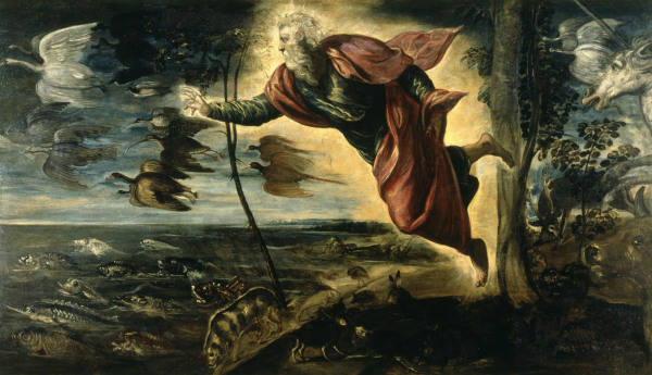 Tintoretto, Erschaffung der Tiere van 
