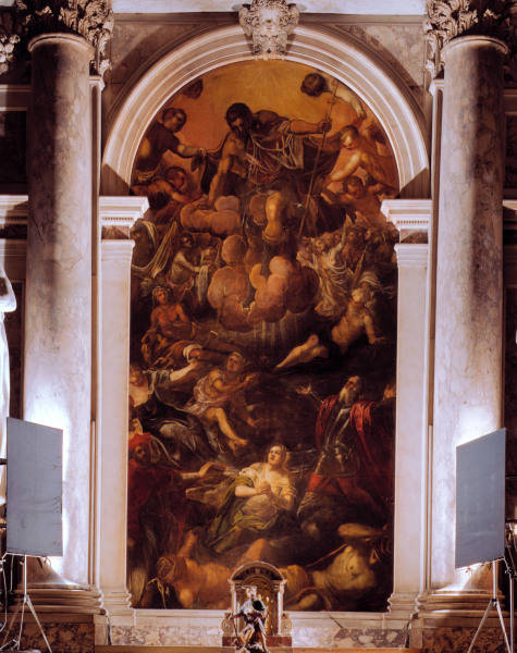 Tintoretto, Vision des Hl.Rochus van 