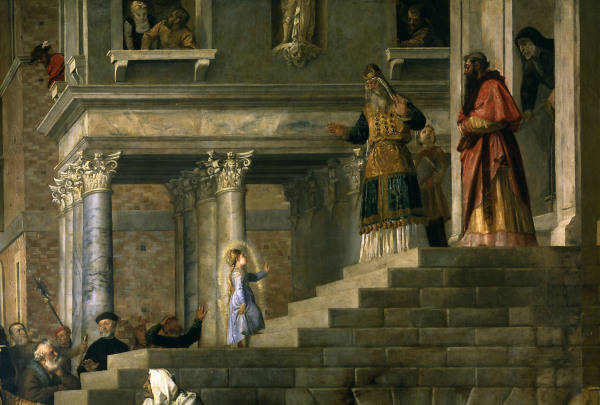 Tizian, Mariae Tempelgang van 