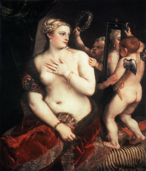 Tizian, Venus vor dem Spiegel van 
