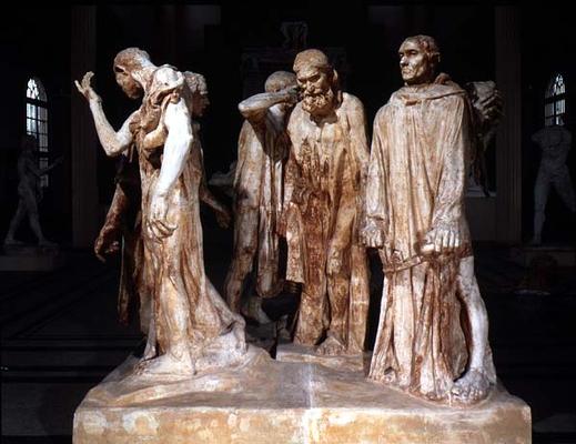 The Burghers of Calais, by Auguste Rodin (1840-1917), c.1889 (full-size plaster) van 