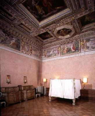 The 'Camera degli Elementi' (Hall of the Elements) designed by Nanni di Baccio Bigio (d.1568) and Ba van 