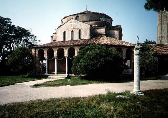 The Church of St. Fosca, Torcello, Byzantine van 