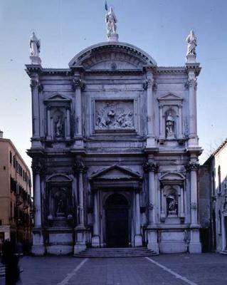 The Facade, designed by Bartolommeo Bon, Sante Lombardo and completed by Scarpagnino (1465/70-1549) van 