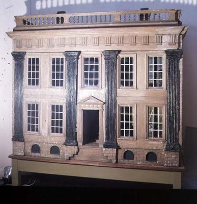 'The Great House' English doll's house, c.1750, thought to come from Cheshire or Lancashire (wood) van 