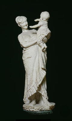 The Mother, statue by Adriano Cecioni (1838-66) (plaster) van 