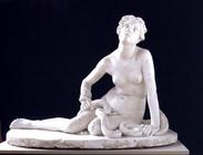 The Nymph and the Snake, sculpture by Lorenzo Bartolini (1777-1850) (plaster)