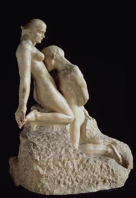 The Eternal Idol by Auguste Rodin (1840-1917), c.1889 (marble) (see also 83648)