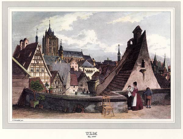 Ulm um 1840 / H. Schönfeld van 