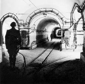 underground galleries in line Maginot