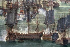 Venezian.u.tuerk.Flotte 1645-71 / Gemaelde