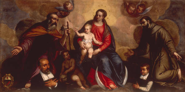 Vassilacchi, Madonna mit Heiligen ua. van 
