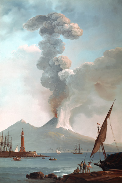 Vesuvius / Eruption in 1822 / Painting van 