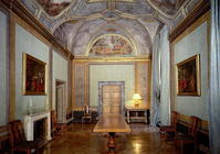 View of the 'Camerino' with frescoes by Annibale Carracci (1560-1609) 1596 (photo)