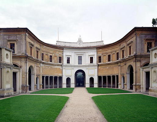 View of the courtyard facade, designed by Giacomo Vignola (1507-75) 1551-55 (photo) van 