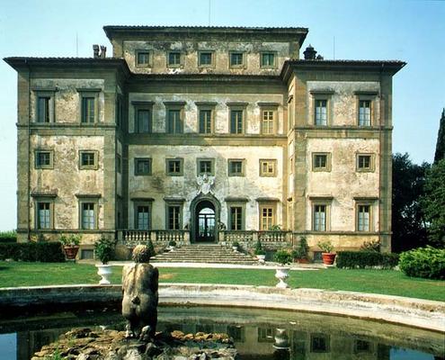 View of the exterior, garden facade, designed by Gian Lorenzo Bernini (1598-1680) (photo) van 