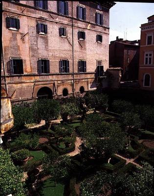 View of the gardens, designed by Antonio da Sangallo the Younger (1483-1546) and Nanni di Baccio Big van 