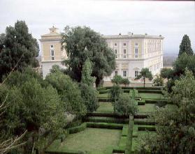 View of the villa and garden, designed by Jacopo Vignola (1507-73) and his successors for Cardinal A