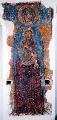 Virgin and Child, 9th-11th century (fresco) van 