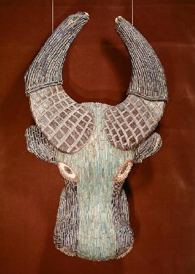 Water Buffalo Mask / Bamileke, Gabun /