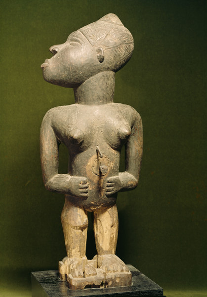 Weibliche Figur, Kongo / Holz van 