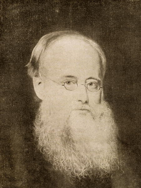 Wilkie Collins (1824-89) (b/w photo)  van 