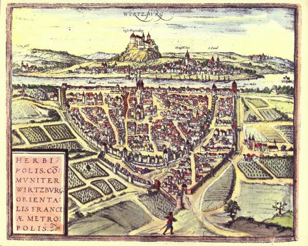 Würzburg / Braun-Hogenberg 1572-1618 van 