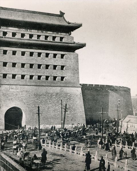 Zhengyangmen, traditionally called ''the Front Gate'', Beijing, illustration from ''Le Monde Illustr van 