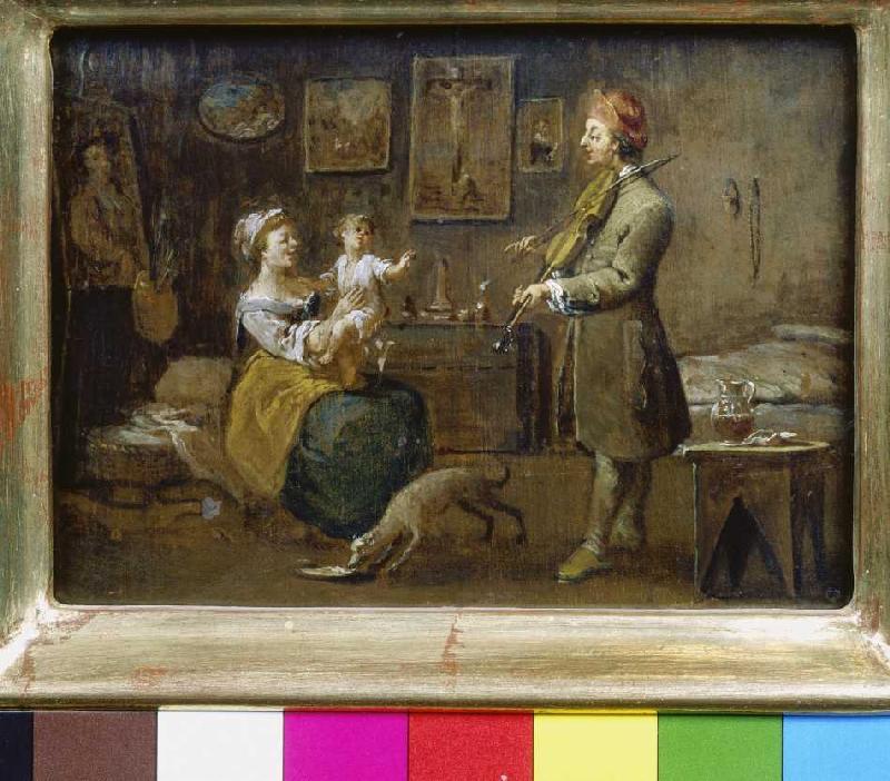 Die Familie des Malers. van Norbert Grund