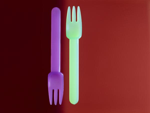 Two Forks (Rothko) 2002 (colour photo) 