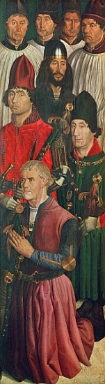 Panel of the Knights, from the Polyptych of St. Vincent, c.1465 van Nuno Goncalves or Gonzalvez