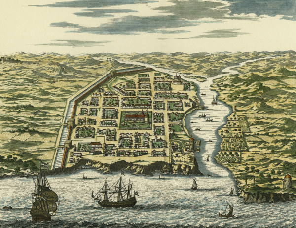 Santo Domingo , O. Dapper 1673 van O. Dapper