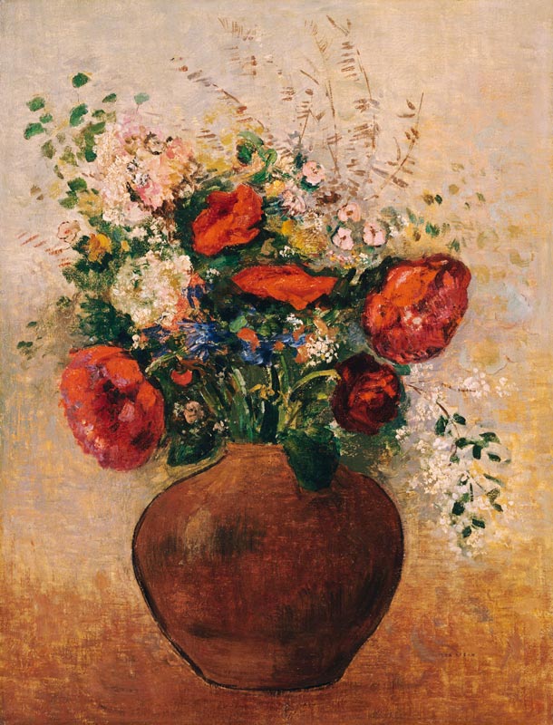 Vase Of Flowers van Odilon Redon