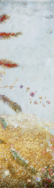 Decorative Panel, one of five designed for Ernest Chausson van Odilon Redon