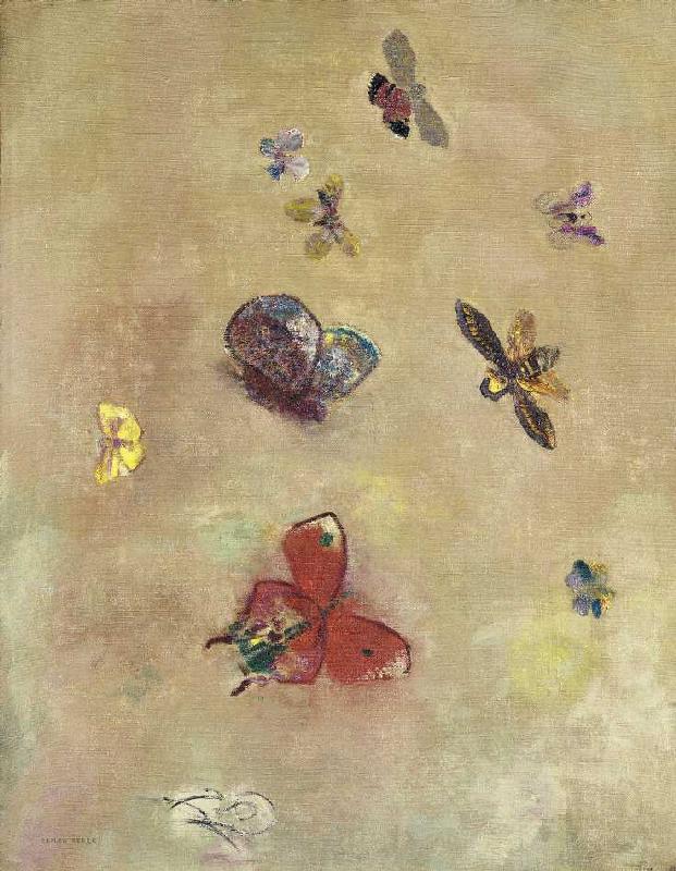 Papillons (Schmetterlinge) van Odilon Redon
