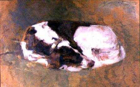 Sleeping Dog van Olga Boznanska
