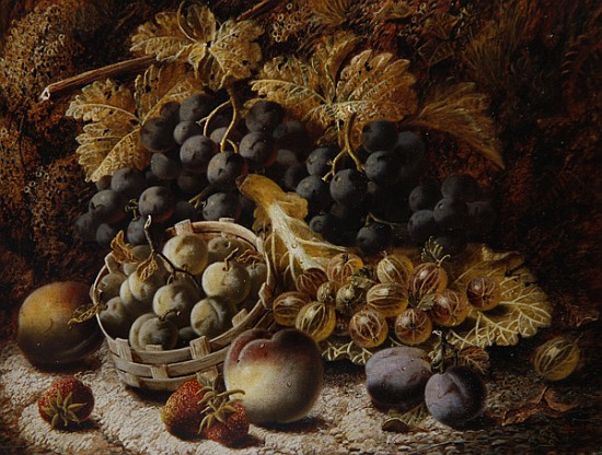 Still Life of Fruit van Oliver Clare