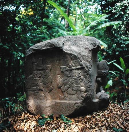 Altar 5, Pre-Classic Period van Olmec