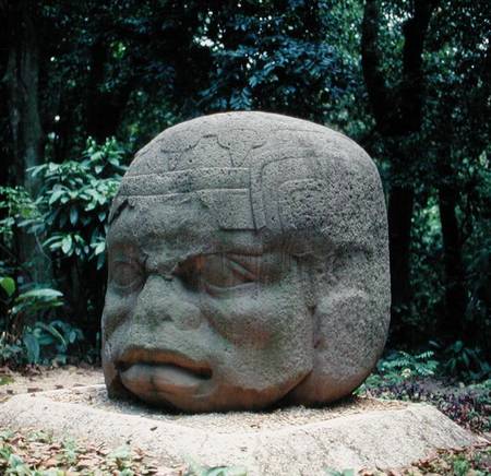 Colossal Head 4, preclassic van Olmec