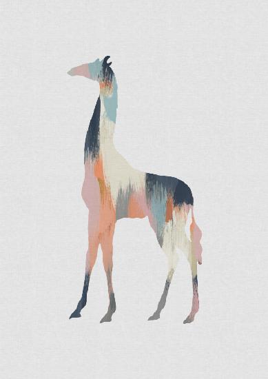 Pastel Giraffe